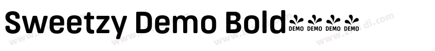 Sweetzy Demo Bold字体转换